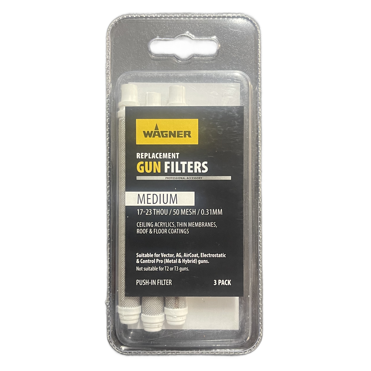 Wagner Gun Filter - Medium (White)